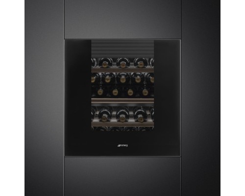 Купить  Встраиваемый холодильный шкаф для вина Smeg CVI129B3 в интернет-магазине Мега-кухня 1