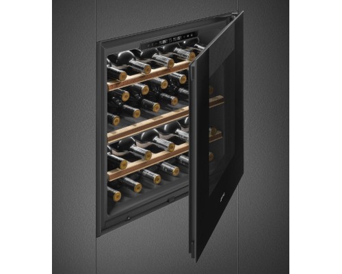Купить  Встраиваемый холодильный шкаф для вина Smeg CVI129B3 в интернет-магазине Мега-кухня 3