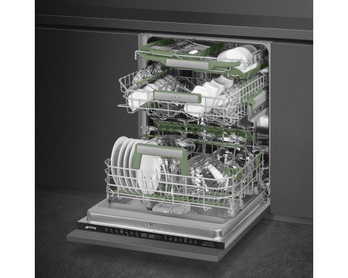 Купить  Встраиваемая посудомоечная машина Smeg STL7322BQL в интернет-магазине Мега-кухня 2