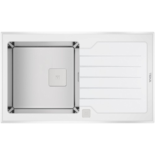 Врезная раковина Teka Diamond RS15 1B 1D 86 WHITE
