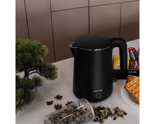Купить Электрический чайник Meyvel MKE-04T (Black) в интернет-магазине Мега-кухня 7 Купить Электрический чайник Meyvel MKE-04T (Black) в интернет-магазине Мега-кухня 7