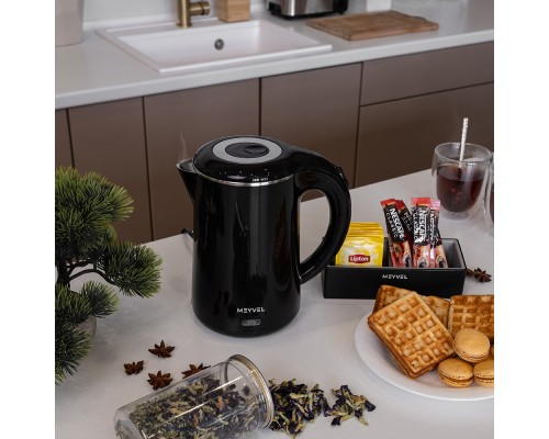 Купить Электрический чайник Meyvel MKE-01T (Black) в интернет-магазине Мега-кухня 7 Купить Электрический чайник Meyvel MKE-01T (Black) в интернет-магазине Мега-кухня 7