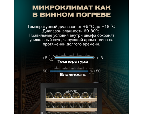 Купить Винный шкаф Meyvel MV116-KBT2 в интернет-магазине Мега-кухня 4 Купить Винный шкаф Meyvel MV116-KBT2 в интернет-магазине Мега-кухня 4