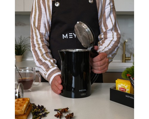 Купить Электрический чайник Meyvel MKE-01T (Black) в интернет-магазине Мега-кухня 20 Купить Электрический чайник Meyvel MKE-01T (Black) в интернет-магазине Мега-кухня 20