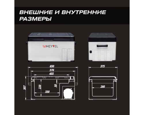 Купить Автохолодильник Meyvel AF-B25 в интернет-магазине Мега-кухня 4 Купить Автохолодильник Meyvel AF-B25 в интернет-магазине Мега-кухня 4