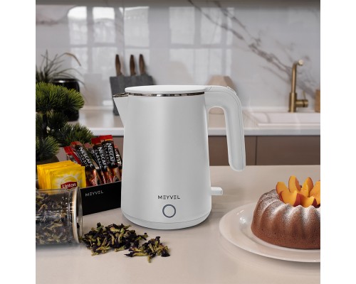 Купить Электрический чайник Meyvel MKE-04T (White) в интернет-магазине Мега-кухня 6 Купить Электрический чайник Meyvel MKE-04T (White) в интернет-магазине Мега-кухня 6