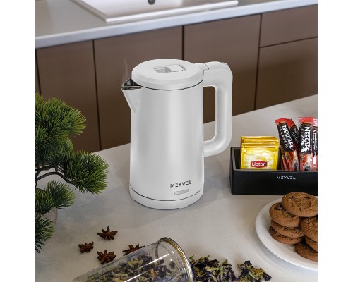 Купить Электрический чайник Meyvel MKE-03T (White) в интернет-магазине Мега-кухня 7 Купить Электрический чайник Meyvel MKE-03T (White) в интернет-магазине Мега-кухня 7
