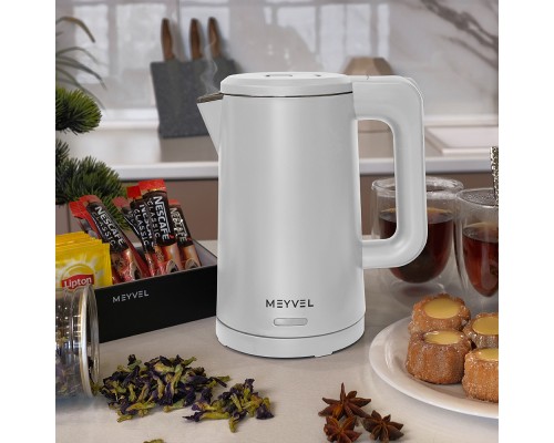 Купить Электрический чайник Meyvel MKE-03T (White) в интернет-магазине Мега-кухня 8 Купить Электрический чайник Meyvel MKE-03T (White) в интернет-магазине Мега-кухня 8
