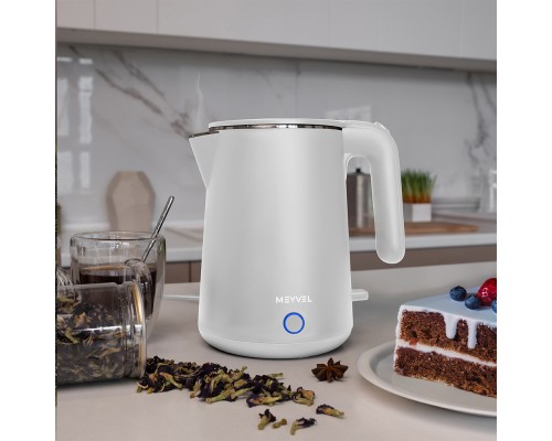 Купить Электрический чайник Meyvel MKE-04T (White) в интернет-магазине Мега-кухня 8 Купить Электрический чайник Meyvel MKE-04T (White) в интернет-магазине Мега-кухня 8