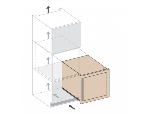 Купить  Винный шкаф Dunavox DAB-36.80DW в интернет-магазине Мега-кухня 7