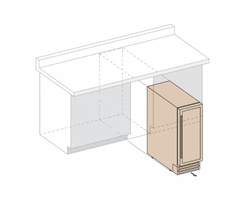 Купить  Винный шкаф Dunavox DAUF-19.58B в интернет-магазине Мега-кухня 5