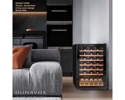 Купить Винный шкаф Dunavox DX-48.130KF в интернет-магазине Мега-кухня 1 Купить Винный шкаф Dunavox DX-48.130KF в интернет-магазине Мега-кухня 1
