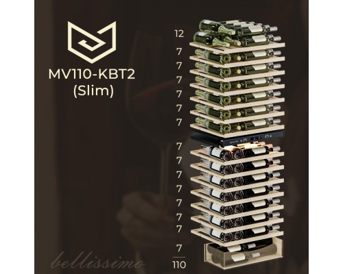 Купить  Винный шкаф Meyvel MV110-KBT2 (Slim) в интернет-магазине Мега-кухня 12