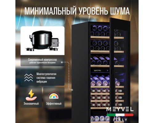 Купить Винный шкаф Meyvel MV89-KBB3 в интернет-магазине Мега-кухня 10 Купить Винный шкаф Meyvel MV89-KBB3 в интернет-магазине Мега-кухня 10