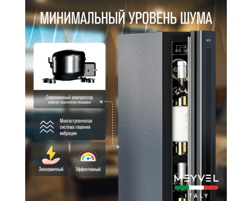 Купить Винный шкаф Meyvel MV9NH-KWT1 в интернет-магазине Мега-кухня 11 Купить Винный шкаф Meyvel MV9NH-KWT1 в интернет-магазине Мега-кухня 11