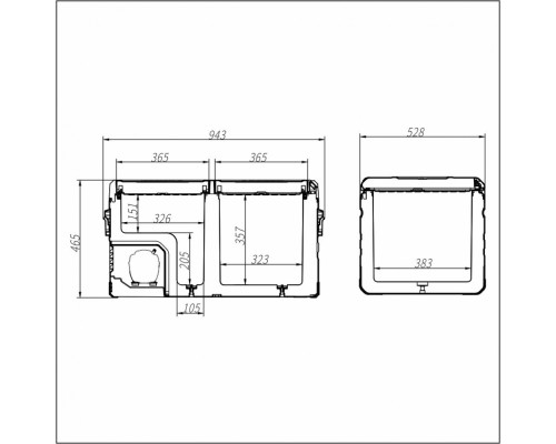 Купить  Автохолодильник Alpicool TW95 в интернет-магазине Мега-кухня 5