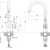 Купить Смеситель Rivelato Garda 1923502 в интернет-магазине Мега-кухня 1