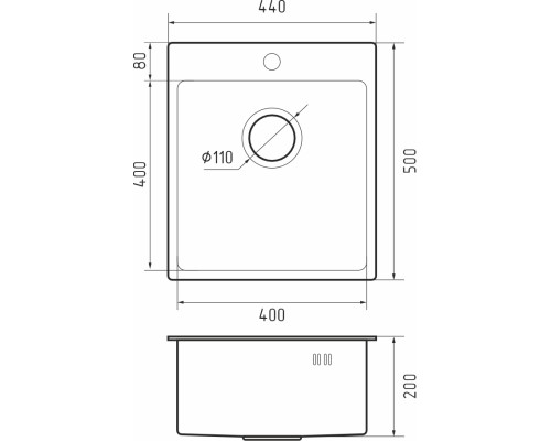 Купить Мойка Rivelato 4450 PVD black в интернет-магазине Мега-кухня 2 Купить Мойка Rivelato 4450 PVD black в интернет-магазине Мега-кухня 2