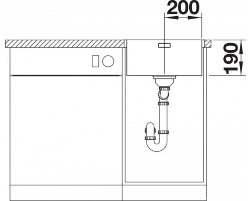 Купить  Кухонная мойка Blanco Andano 400-IF  в интернет-магазине Мега-кухня 7