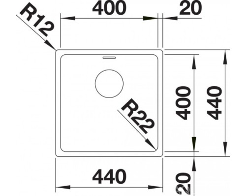 Купить  Кухонная мойка Blanco Andano 400-IF  в интернет-магазине Мега-кухня 6