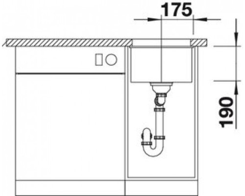 Купить  Кухонная мойка Blanco Subline 320-U антрацит  в интернет-магазине Мега-кухня 3