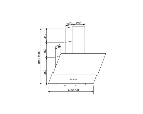 Купить  Вытяжка Schaub Lorenz SLD DL9810 в интернет-магазине Мега-кухня 2