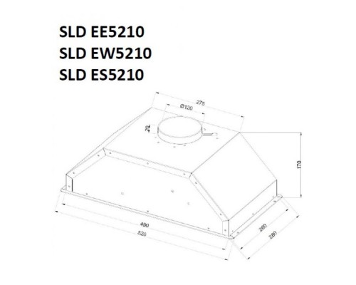 Купить  Вытяжка Schaub Lorenz SLD ES5210 в интернет-магазине Мега-кухня 1