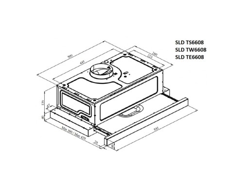 Купить  Вытяжка Schaub Lorenz SLD TE6608 в интернет-магазине Мега-кухня 1