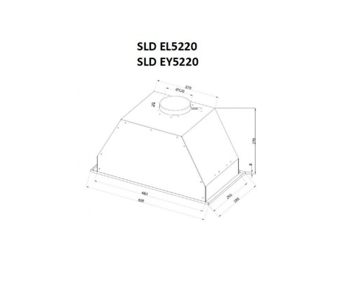 Купить  Вытяжка Schaub Lorenz SLD EL5220 в интернет-магазине Мега-кухня 9