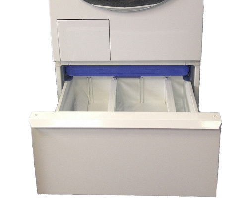 Купить 123 Выдвижной цокольный ящик с корзиной для белья для стиральных и суш. машин (белый) SCHULTHESS s51033 в интернет-магазине Мега-кухня