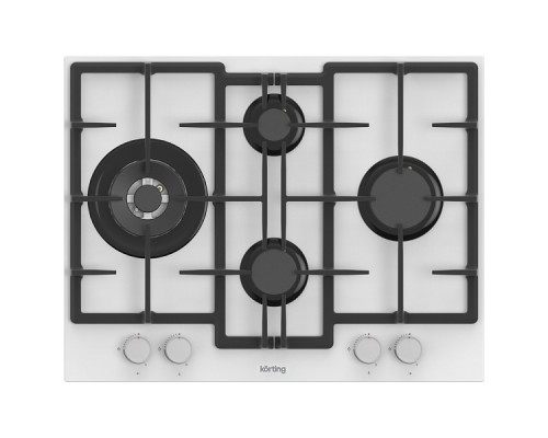 Купить Газовая стеклянная варочная панель Korting HGG 67009 CQTW в интернет-магазине Мега-кухня