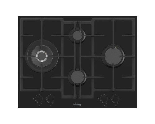 Купить Газовая стеклянная варочная панель Korting HGG 67009 CQTN в интернет-магазине Мега-кухня