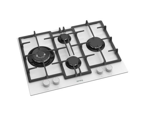 Купить  Газовая стеклянная варочная панель Korting HGG 67009 CQTW в интернет-магазине Мега-кухня 1