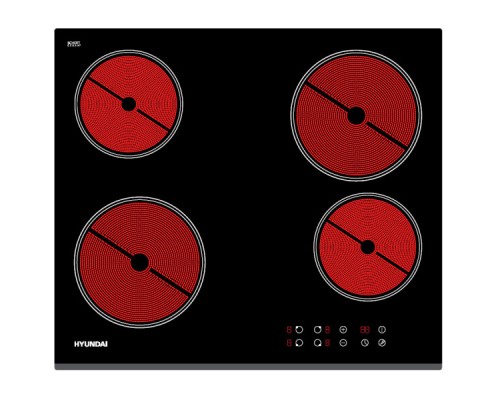 Купить 123 Встраиваемая электрическая варочная панель Hyundai HHE 6460 BG в интернет-магазине Мега-кухня