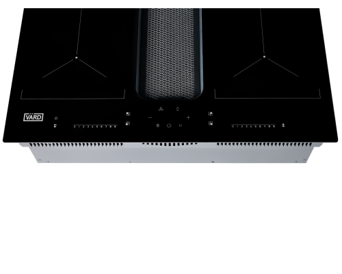 Купить  Индукционная варочная панель со встроенной вытяжкой Vard VHH6472B в интернет-магазине Мега-кухня 3