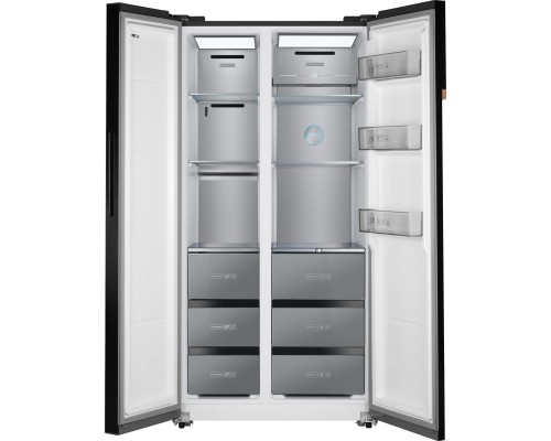 Купить Отдельностоящий холодильник с инвертором Weissgauff WSBS 590 NoFrost Inverter Premium Rock Glass в интернет-магазине Мега-кухня 3 Купить Отдельностоящий холодильник с инвертором Weissgauff WSBS 590 NoFrost Inverter Premium Rock Glass в интернет-магазине Мега-кухня 3