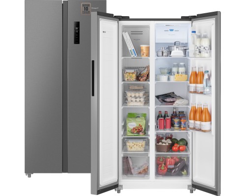 Купить Отдельностоящий холодильник с инвертором Weissgauff WSBS 500 Inverter NoFrost Inox в интернет-магазине Мега-кухня 1 Купить Отдельностоящий холодильник с инвертором Weissgauff WSBS 500 Inverter NoFrost Inox в интернет-магазине Мега-кухня 1
