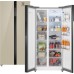 Купить Отдельностоящий холодильник с инвертором Weissgauff WSBS 500 Inverter NoFrost Beige Glass в интернет-магазине Мега-кухня 1