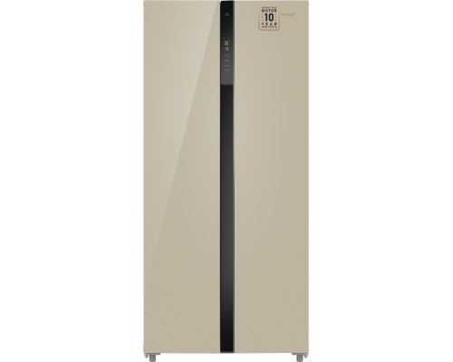 Купить Отдельностоящий холодильник с инвертором Weissgauff WSBS 500 Inverter NoFrost Beige Glass в интернет-магазине Мега-кухня Купить Отдельностоящий холодильник с инвертором Weissgauff WSBS 500 Inverter NoFrost Beige Glass в интернет-магазине Мега-кухня