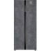 Купить Отдельностоящий холодильник с инвертором Weissgauff WSBS 500 Inverter NoFrost Rock Glass в интернет-магазине Мега-кухня