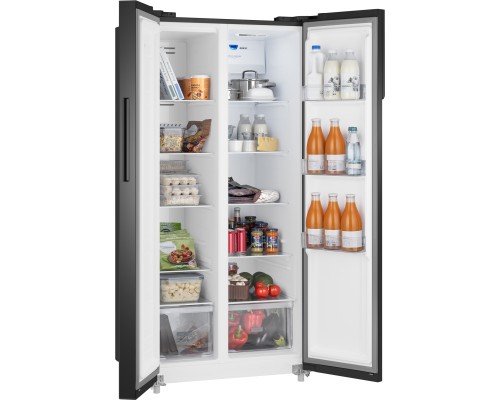 Купить Отдельностоящий холодильник с инвертором Weissgauff WSBS 500 Inverter NoFrost Rock Glass в интернет-магазине Мега-кухня 6 Купить Отдельностоящий холодильник с инвертором Weissgauff WSBS 500 Inverter NoFrost Rock Glass в интернет-магазине Мега-кухня 6