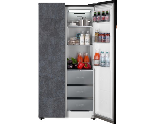 Купить Отдельностоящий холодильник с инвертором Weissgauff WSBS 590 NoFrost Inverter Premium Rock Glass в интернет-магазине Мега-кухня 4 Купить Отдельностоящий холодильник с инвертором Weissgauff WSBS 590 NoFrost Inverter Premium Rock Glass в интернет-магазине Мега-кухня 4