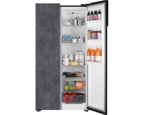 Купить Отдельностоящий холодильник с инвертором Weissgauff WSBS 600 NoFrost Inverter Rock Glass в интернет-магазине Мега-кухня 6 Купить Отдельностоящий холодильник с инвертором Weissgauff WSBS 600 NoFrost Inverter Rock Glass в интернет-магазине Мега-кухня 6