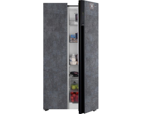 Купить Отдельностоящий холодильник с инвертором Weissgauff WSBS 600 NoFrost Inverter Rock Glass в интернет-магазине Мега-кухня 4 Купить Отдельностоящий холодильник с инвертором Weissgauff WSBS 600 NoFrost Inverter Rock Glass в интернет-магазине Мега-кухня 4