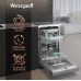 Купить Посудомоечная машина c авто-открыванием и инвертором Weissgauff DW 4539 Inverter Touch AutoOpen Inox в интернет-магазине Мега-кухня 14