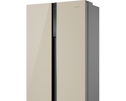 Купить Отдельностоящий холодильник с инвертором Weissgauff WSBS 500 Inverter NoFrost Beige Glass в интернет-магазине Мега-кухня 6 Купить Отдельностоящий холодильник с инвертором Weissgauff WSBS 500 Inverter NoFrost Beige Glass в интернет-магазине Мега-кухня 6