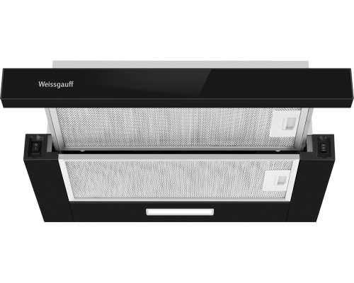 Купить  Кухонная встраиваемая вытяжка Weissgauff TEL 500 Black Glass в интернет-магазине Мега-кухня 3