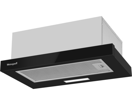 Купить Кухонная встраиваемая вытяжка Weissgauff TEL 500 Black Glass в интернет-магазине Мега-кухня