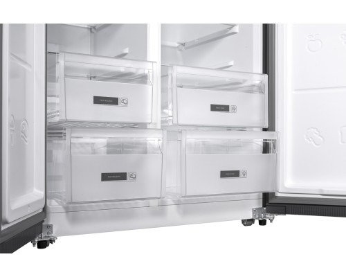 Купить Отдельностоящий холодильник с инвертором Weissgauff WSBS 600 NoFrost Inverter Blue Glass в интернет-магазине Мега-кухня 9 Купить Отдельностоящий холодильник с инвертором Weissgauff WSBS 600 NoFrost Inverter Blue Glass в интернет-магазине Мега-кухня 9