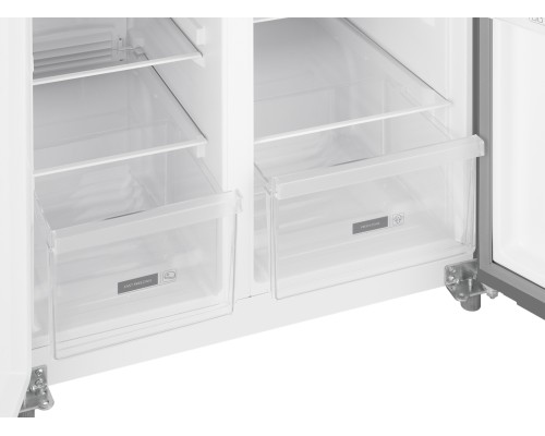 Купить Отдельностоящий холодильник с инвертором Weissgauff WSBS 500 Inverter NoFrost Beige Glass в интернет-магазине Мега-кухня 8 Купить Отдельностоящий холодильник с инвертором Weissgauff WSBS 500 Inverter NoFrost Beige Glass в интернет-магазине Мега-кухня 8